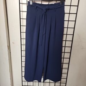 Elegant Navy Blue Women's Pantsuit